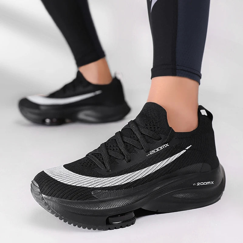 Original Sneakers Men Mesh Breathable Comfortable Lace-up Flat Outdoor Running Shoes Luxury Design Trendy Tennis Shoes for Women