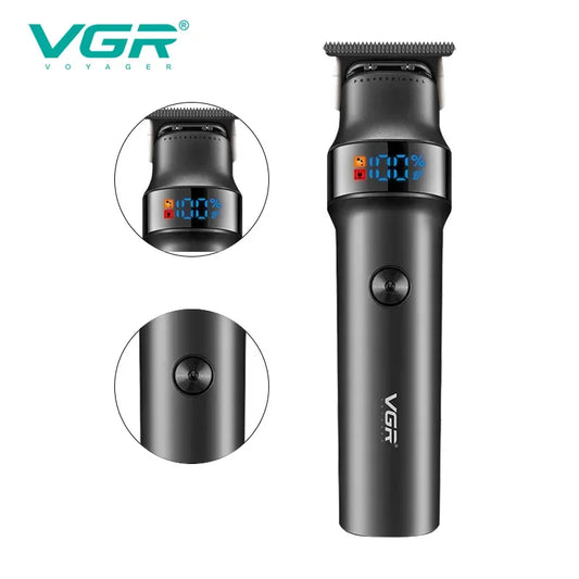 VGR Professional Beard Hair Trimmer For Men Electric Hair Clipper Waterproof Facial Trimer Haircut Machine Rechargeable V-987