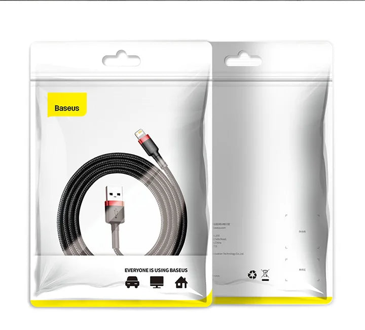 Baseus USB Cable for iPhone 12 11 Pro Max 8 X XR Fast Charge for iPhone Cable USB Data Sync Cable Phone Charger Cable Wire Cord
