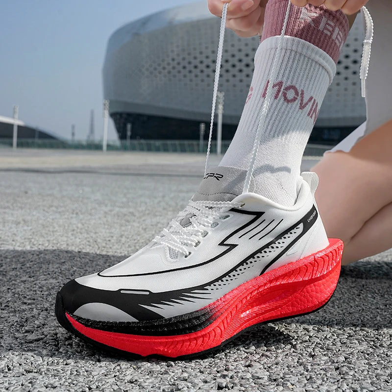 New Fashion Outdoor Sports Casual Jogging Gym Walking Non-Slip Elastic Comfortable Unisex Mens Woman Sneakers Running Shoes