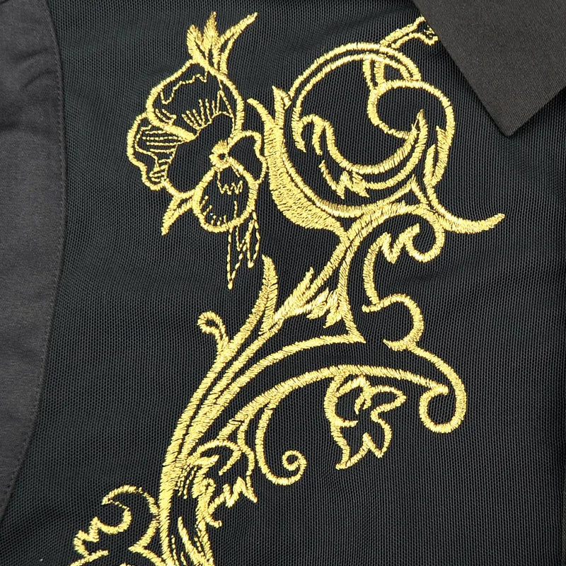 Fanzhuan Free Shipping New fashion casual male men's spring black shirt Retro shirts Korean Embroidery 512005 personality