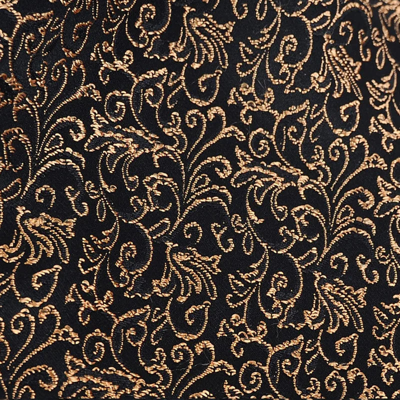 FanZhuan Free Shipping New fashion casual black men's male Baroque men's long sleeve shirt plus velvet thick warm shirt 14268