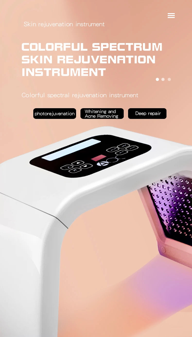 7 Colors Led Mask PDT LED Mask Light Therapy Skin Care Tools Beauty Health Facial Masks Red Light Therapy Wrinkle Remove Spa Us