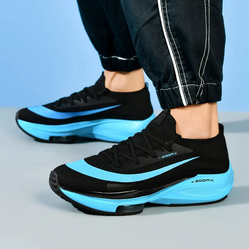 Original Sneakers Men Mesh Breathable Comfortable Lace-up Flat Outdoor Running Shoes Luxury Design Trendy Tennis Shoes for Women