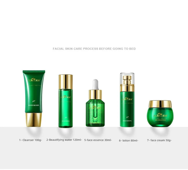 Five Piece FONCE Bose Skin Care Set Face Essence Moisturizing Korean Face Set，all-in-one skin lotion