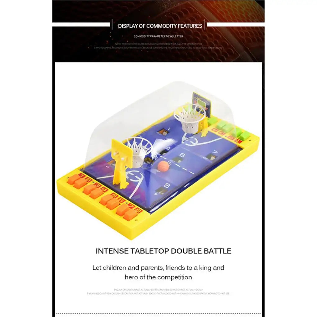 Basketball Battle Toy Competitive Parent-child Indoor Interactive Double Shooting Games Tabletop Family Desktop Toy