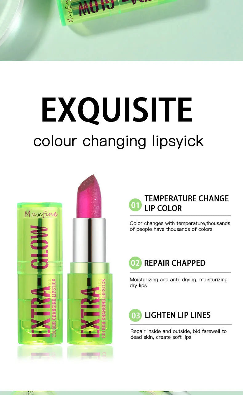 Jelly Color Changing Moisturizing Lip Balm Temperature Color Changing Non-fading Waterproof Lasting Lipstick