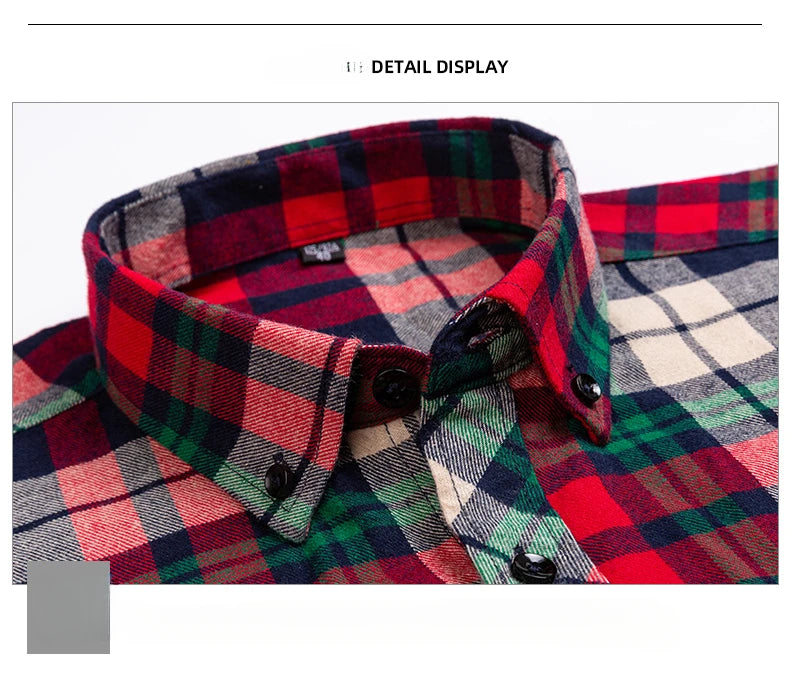 plus size 8XL100%cotton sanding long-sleeve shirts for men slim fit casual plain shirt soft palid tops designer elegant clothes