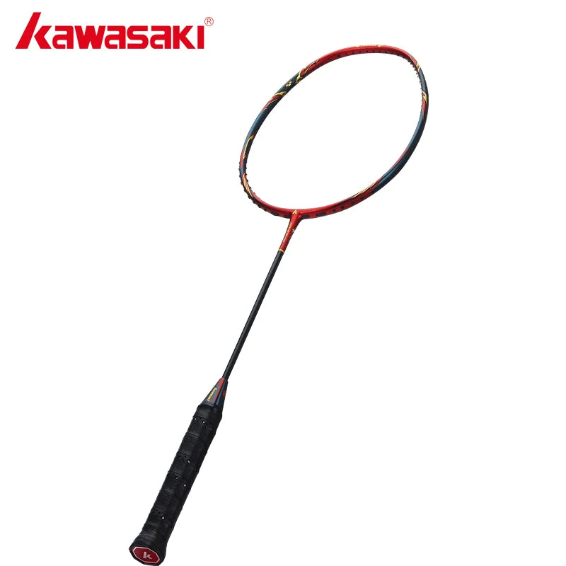 Kawasaki KING K9 4U Badminton Racket Professional T-Join Power All-around Speed&Attack Kawasaki Badminton Racket