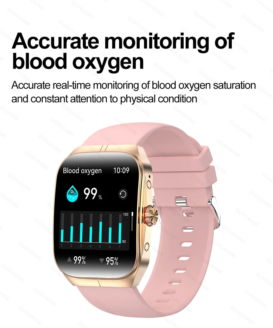 Smartwatch Men Women NFC AMOLED Screen Always Show Time Clock  Bluetooth Call IP68 Waterproof Smart Watch Sport Fitness Bracelet