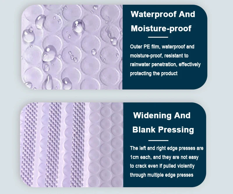 50PCS Purple Bubble Mailers Bubble Padded Mailing Envelopes Mailer Poly for Packaging Self Seal Shipping Bag Bubble Padding