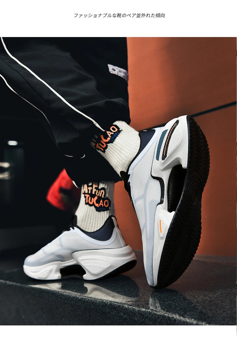 2025 New Men Sports Breathable Lightweight Comfortable Athletic Nonskid Sneakers Daily Leisure Shopping Walking Marathon Shoes