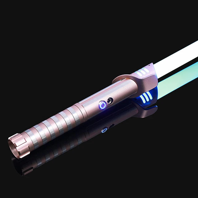 RGB Metal Lightsaber Dueling Smooth Swing Laser Sword Sabre De Luz 16 Color Changing 16 Sounds FOC Rave Weapon Flashing Toy