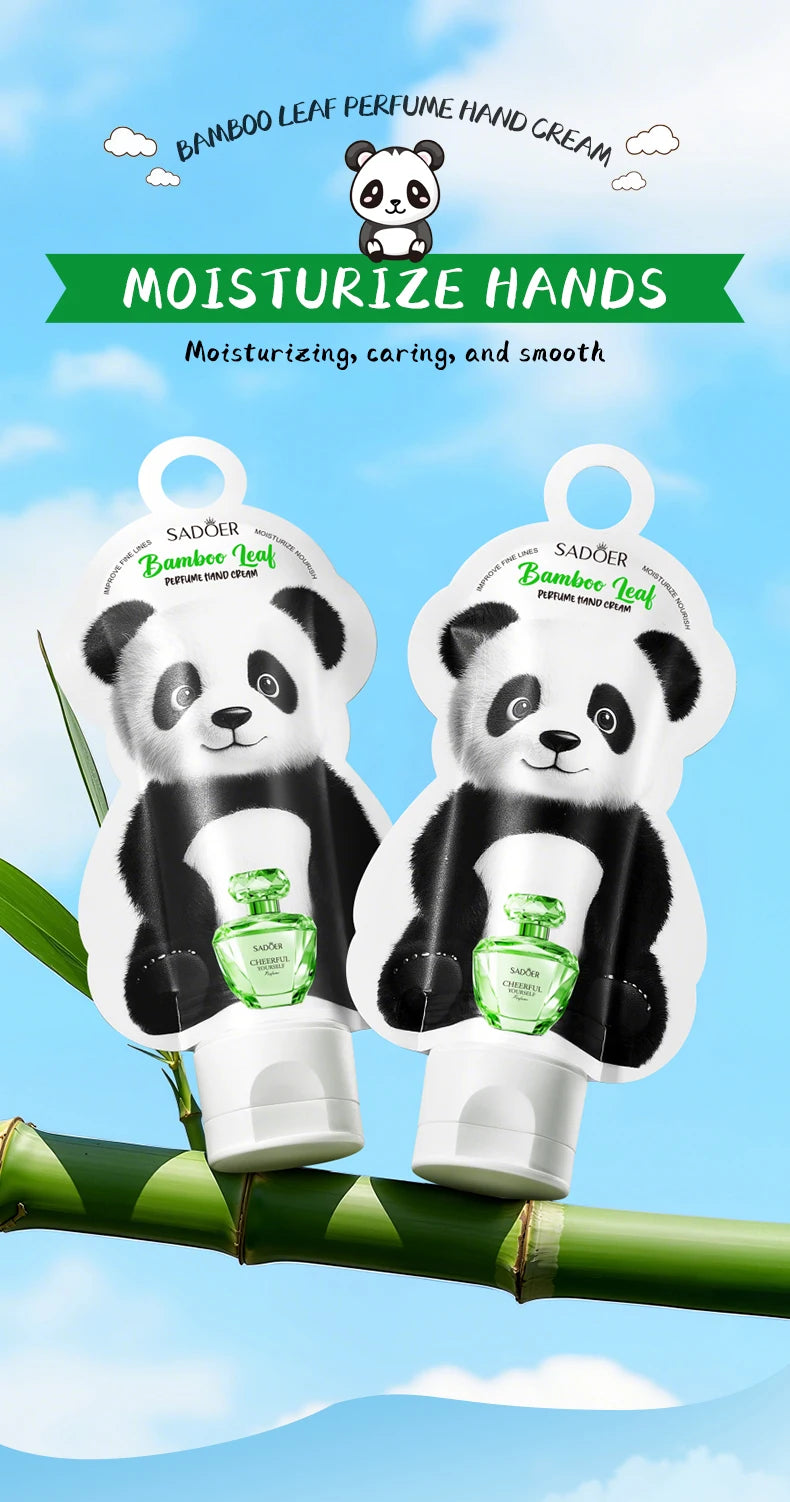 SADOER Strawberry Perfume Hand Cream Moisturizing Nourishing Anti Wrinkles Hydrating Cute Cartoon Hands Skin Care Prodcuts