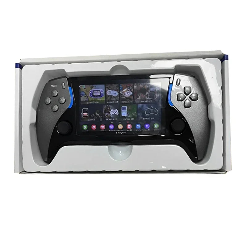 NEW Project X Portable Pocket Video Game Console 128G 40000+ Games 4.3” IPS Screen Support PS1 Retro Gaming Dual Speaker Stereo