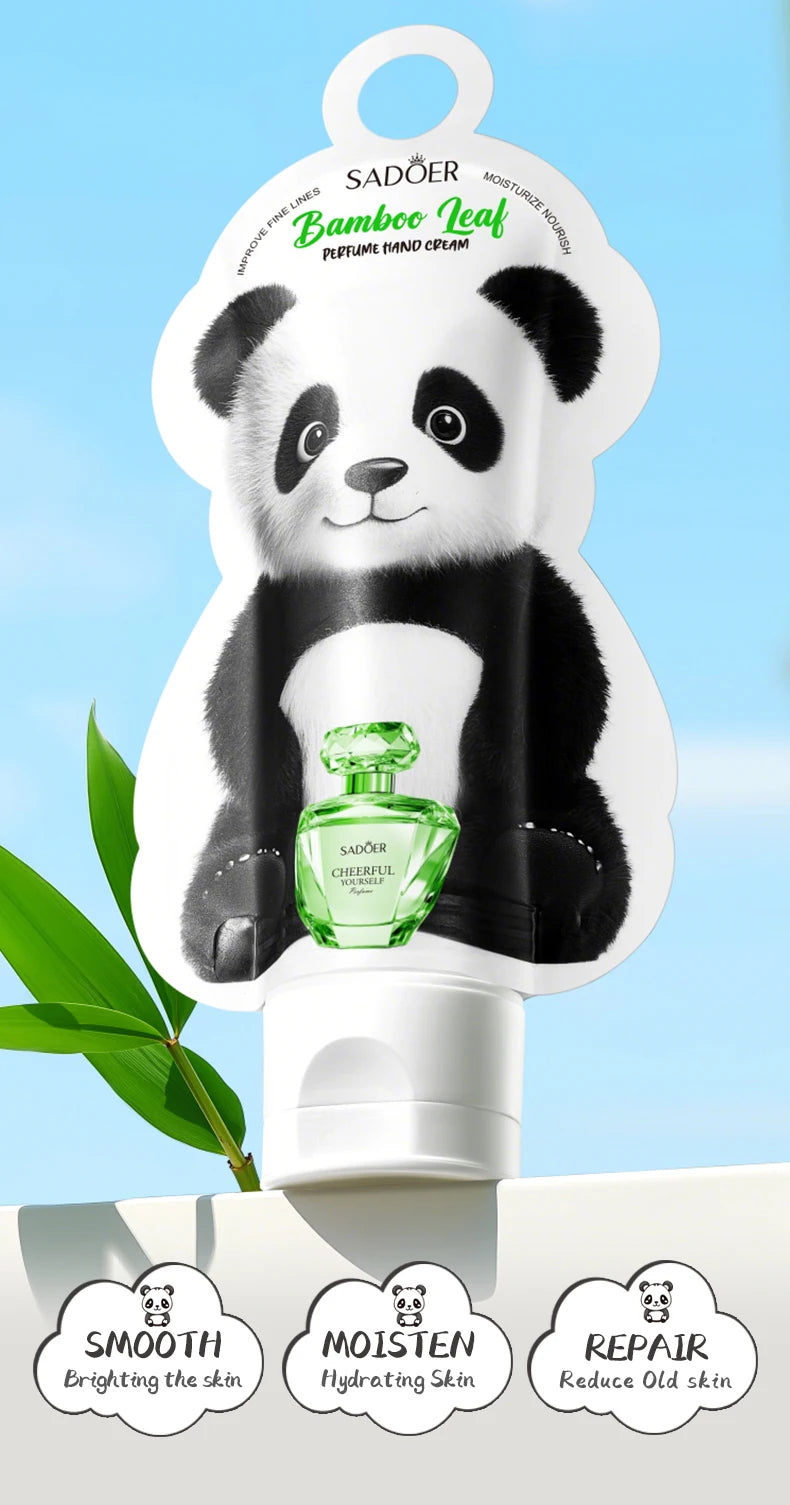 SADOER Strawberry Perfume Hand Cream Moisturizing Nourishing Anti Wrinkles Hydrating Cute Cartoon Hands Skin Care Prodcuts