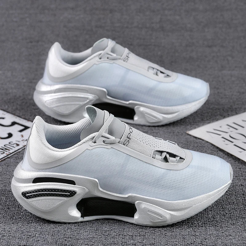 2025 New Men Sports Breathable Lightweight Comfortable Athletic Nonskid Sneakers Daily Leisure Shopping Walking Marathon Shoes