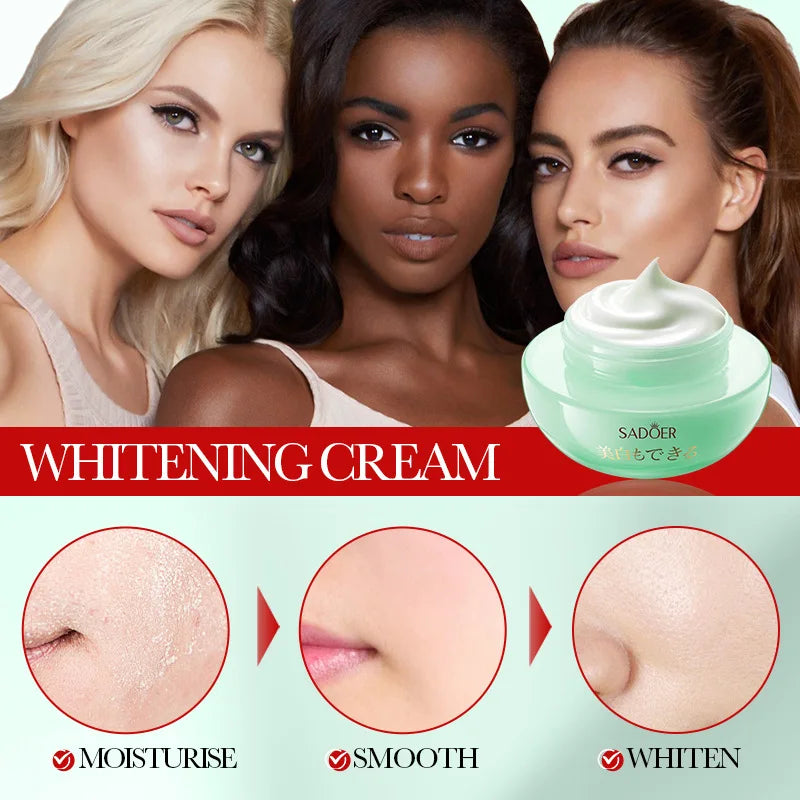 SADOER Nicotinamide Moisturizing Face Cream for Faical Brightening Nourishing Hydrating Firming Facial Creams Face Skin Care