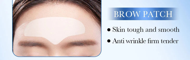 10pcs SADOER Hyaluronic Acid Collagen Face Mask For Forehead Eyes Cheek Moisturizing Firming Hydrating Facial Patches Skin Care