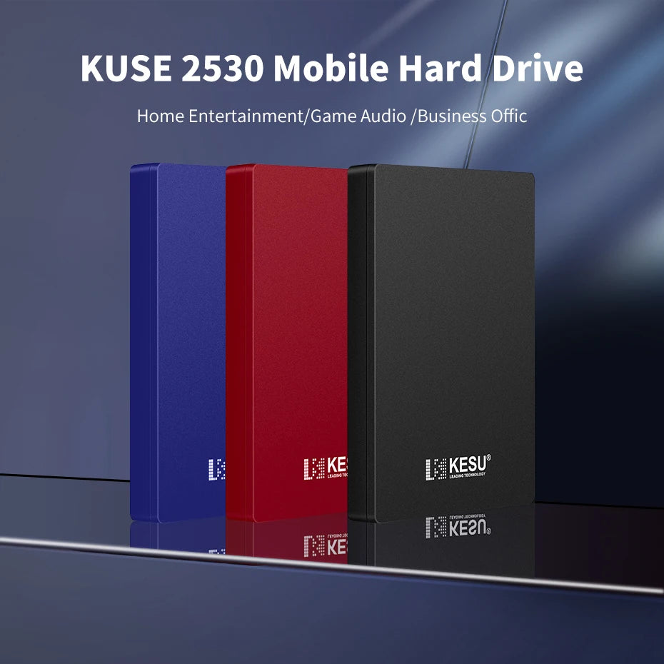 KESU HDD 2.5" Portable External Hard Drive 2tb/1tb/500gb/750gb USB3.0 disk memory  for PC tablets PS4 notebook Desktop Computer