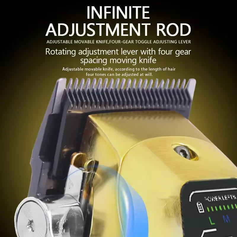 Kemei KM1698 Hair Clipper 9000RPM 10W High Power Baber Electric Hair Trimmer Professional Hair Cutting Machine for Men Men Gift