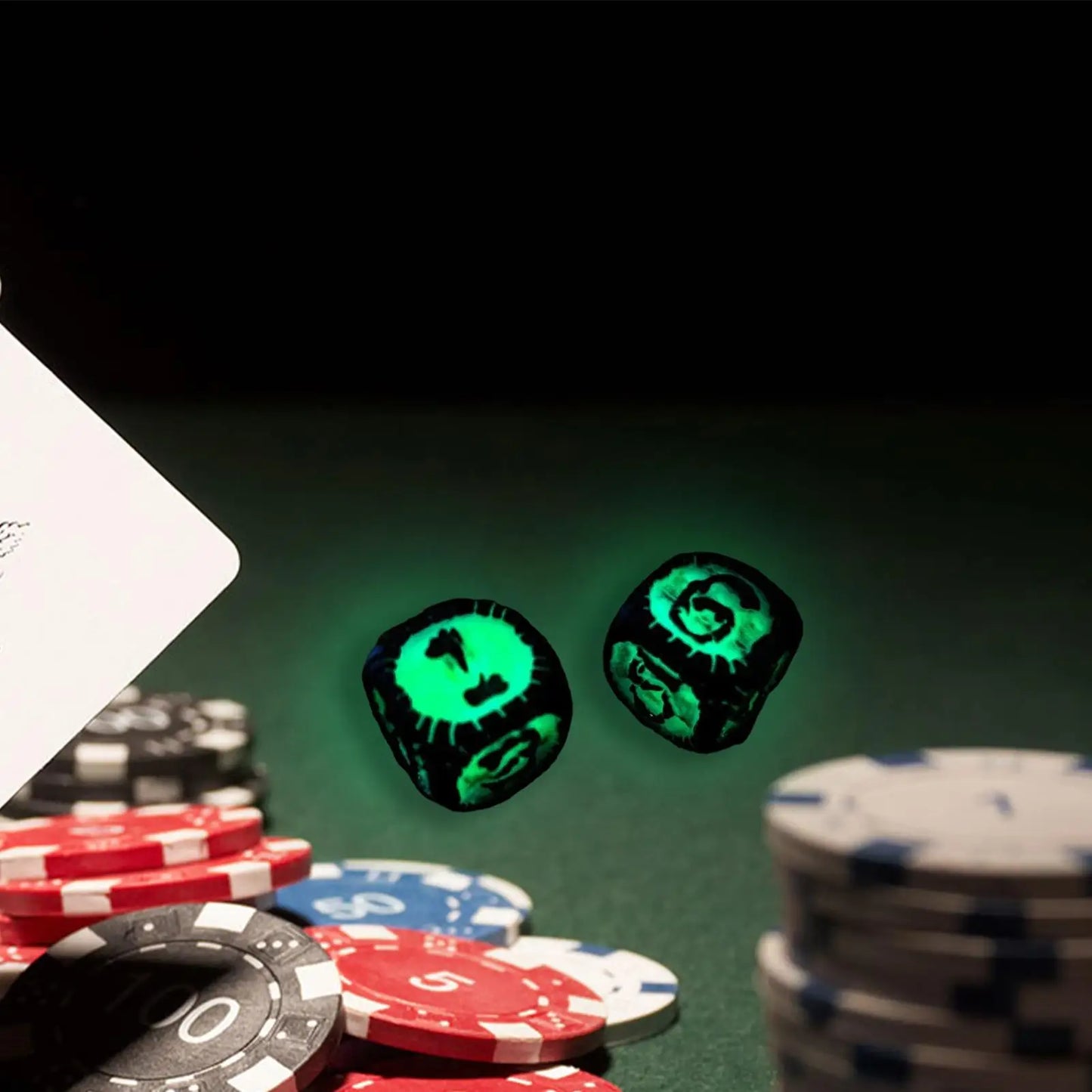 Luminous Retro Dice Halloween Luminous Retro Dice Luminous DND Dice Glowing In The Dark Role Playing Table Games Club Pub Party