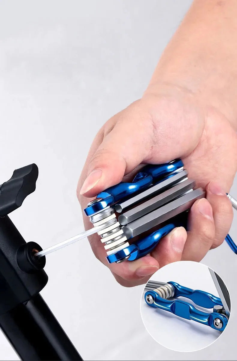 Portable Folding Hex Wrench Allen Set Metal Metric System Torx Hexagonal Spanner Screwdriver Hex Key High Quality Hand Tool