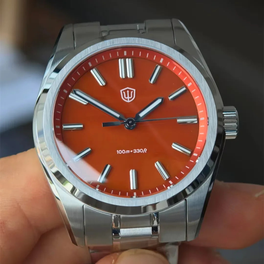 Watchdives WD0003B Original Design Aventurine Dial Men Watch VH31 Sweep Seconds Quartz Movement 36mm Watches Luminous Waterproof