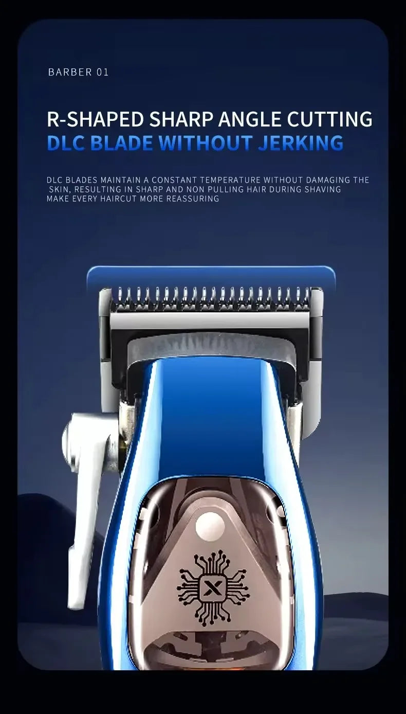 Kemei Trimmer Professional Hair Clipper Adjustable With Charging Base Haircut Machine 10000 RPM Trimer for Men KM-2361