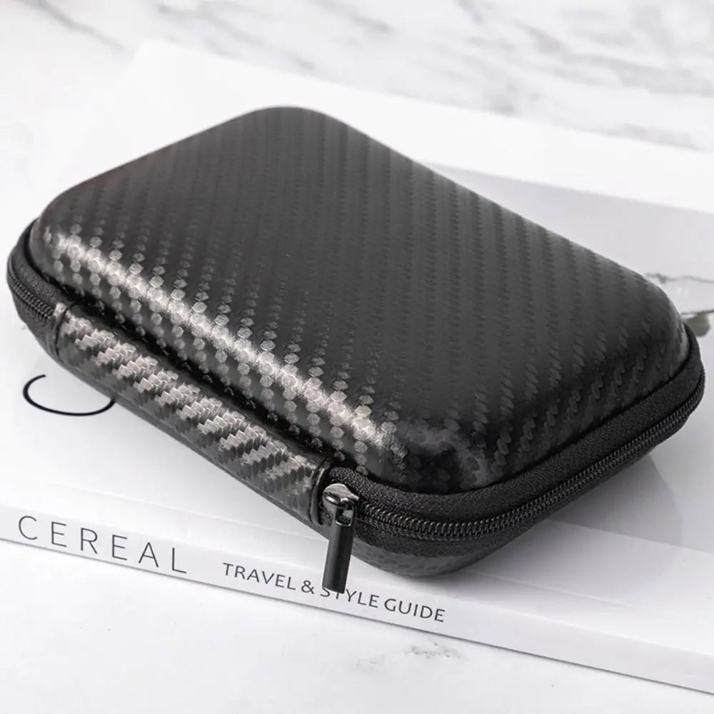 High Quality EVA Earphone Bag Shockproof Wear-resistant Data Cable Organizer Portable Universal Digital Accessories Storage Box