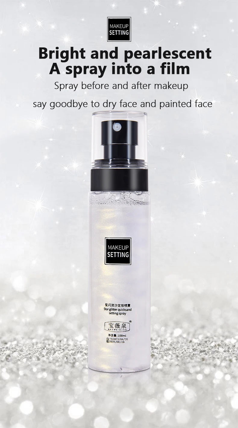 Makeup Fixer Spray Waterproof Sweatproof Long Lasting Oil Control Hydrating Makeup Fixing Setting Spray Cosmetics