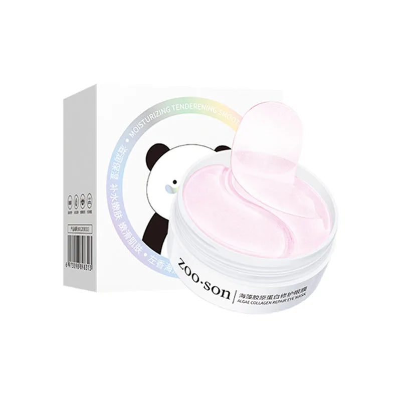 60pcs/box BIOAQUA Seaweed Crystal Collagen Eye Mask Anti Dark Circles Remove Eye Bags Moisturizing Eye Patches for Eye Skin Care