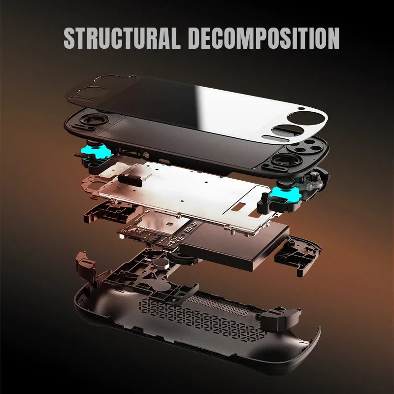 2025 New Retroid Pocket 5 Retro Handheld Game Console Video Game Consoles SD865 512G Android13 OLED Screen PSP Games 5.5 Inch