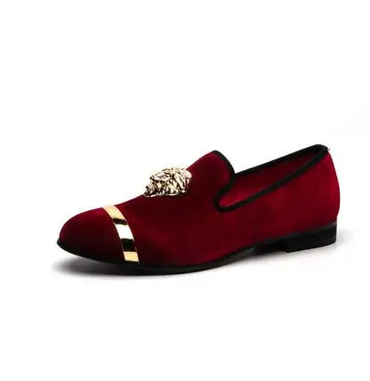 Men's Loafers Brand Suede Velvet Leather Shoes Vintage Slip-on Classic Casual Men Driving Shoes Wedding Male Dress Shoes 39-47