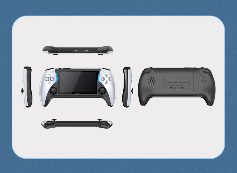 NEW Project X Portable Pocket Video Game Console 128G 40000+ Games 4.3” IPS Screen Support PS1 Retro Gaming Dual Speaker Stereo