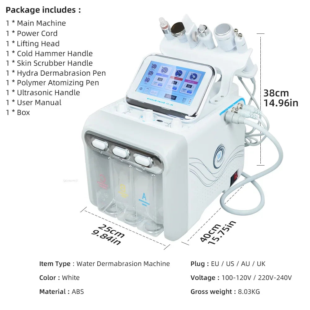 Missheart Professional Beauty Facial Machine  Hydra Aqua Deep Cleaning Skin Care Device（ EU /UK /US Fast Shipping）