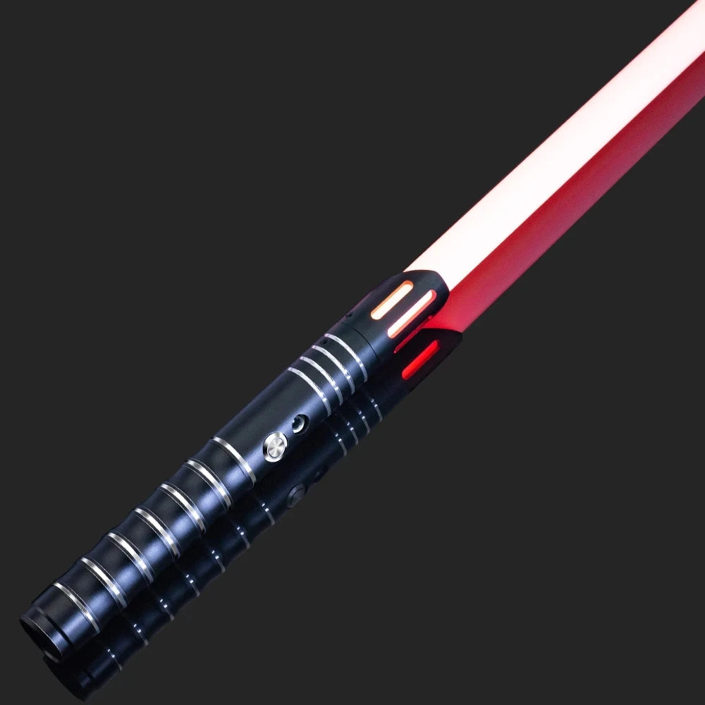 RGB Metal Lightsaber Dueling Smooth Swing Laser Sword Sabre De Luz 16 Color Changing 16 Sounds FOC Rave Weapon Flashing Toy