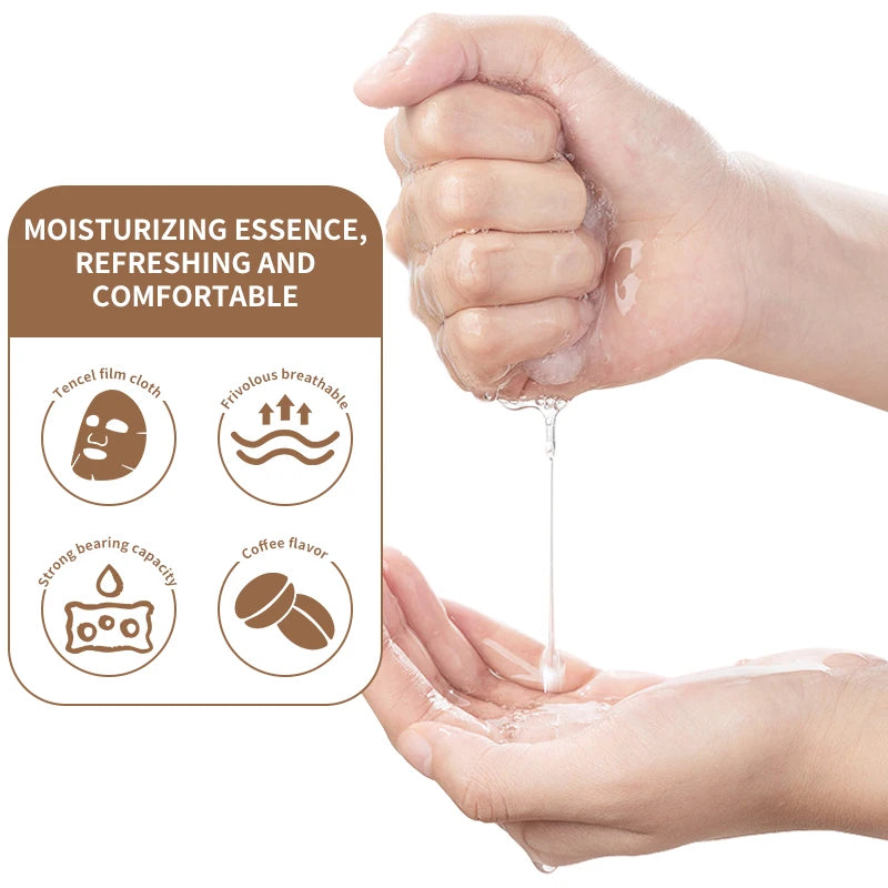 FONCE Iced Americano Face Mask  - Instant Refresh & Hydration (Perfect for Summer)