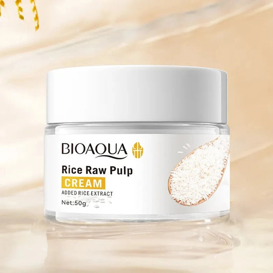 BIOAQUA White Rice Brightening Face Cream Moisturizing Hyaluronic Acid Essence Moisturizing Firming Facial Cream Skin Care
