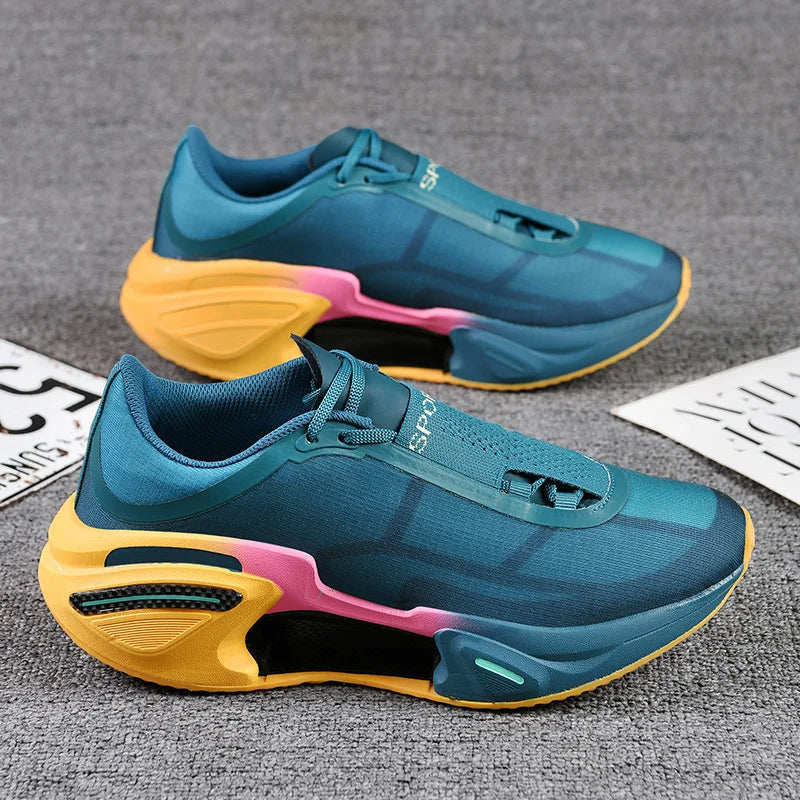 2025 New Men Sports Breathable Lightweight Comfortable Athletic Nonskid Sneakers Daily Leisure Shopping Walking Marathon Shoes