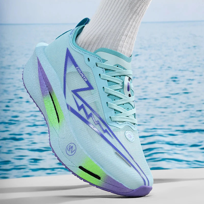 Supercritical E-TPU Marathon Running Shoes Men Women High-quality Road Jogging Shoes Light Comfy Sneakers Mesh Training Shoes