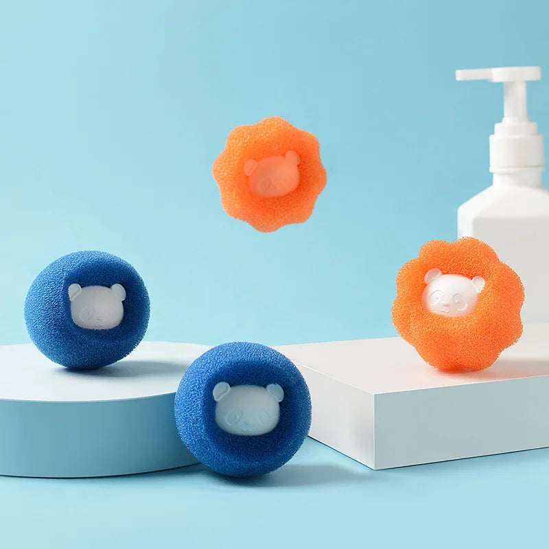 Magic Laundry Ball Kit Reusable Clothes Hair Cleaning Tool Pet Hair Remover Washing Machine Cat Dog Hair Catcher Laundry Ball