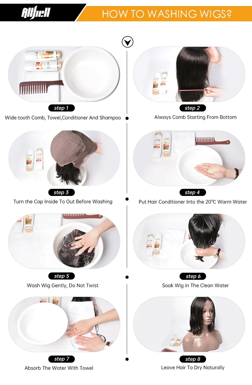 Short straight synthetic wig Ginger Brown Bob wig with straight bangs Ladies Cosplay daily natural high temperature silk wig
