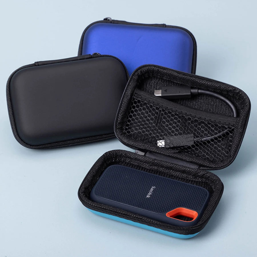 Mini 2.5-inch hard drive storage bag, data cable headphone bag,  poker card bag, card collection storage bag, zero wallet