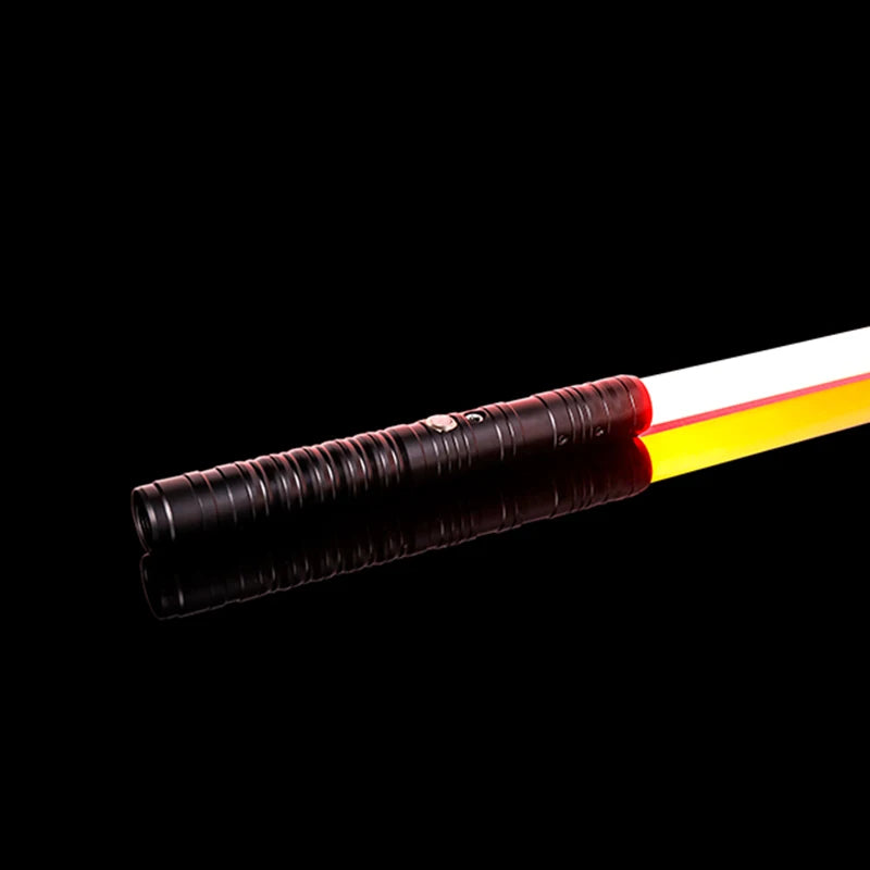 RGB Metal Lightsaber Dueling Smooth Swing Laser Sword Sabre De Luz 16 Color Changing 16 Sounds FOC Rave Weapon Flashing Toy