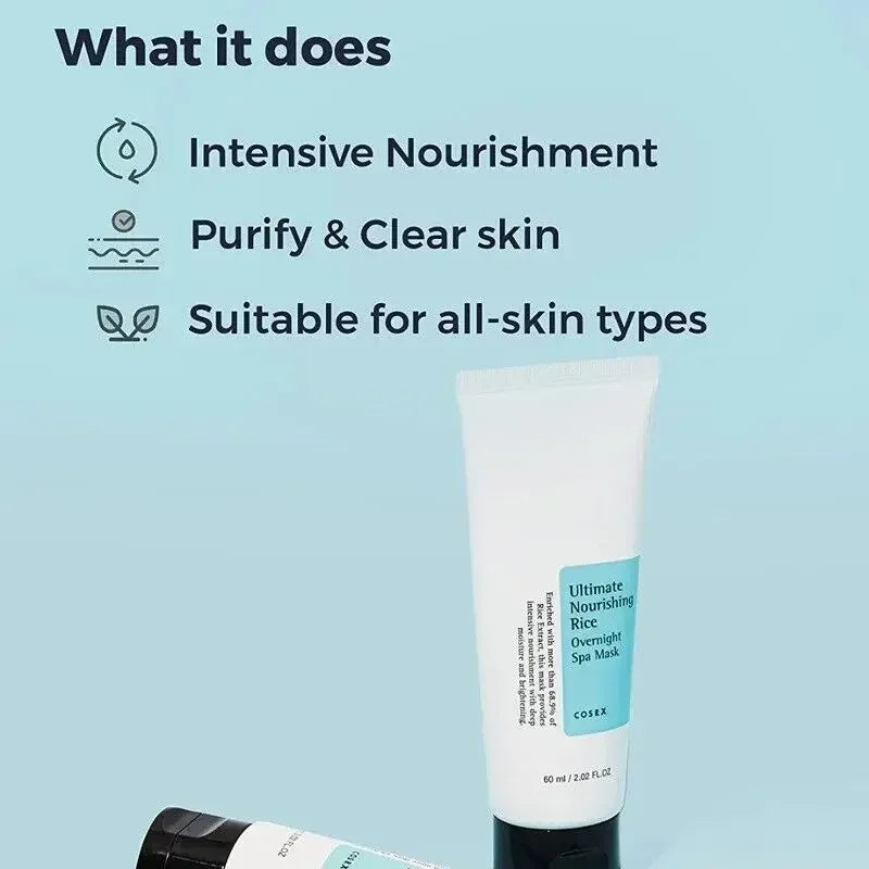 COSRX Ultimate Nourishing Rice Overnight Spa Mask 60ml