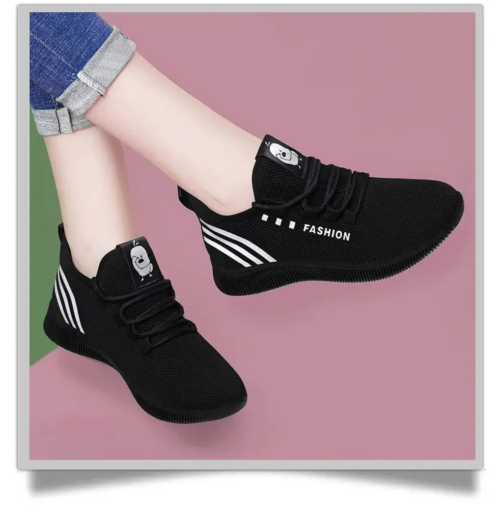 Running Shoes Lightweight Sneakers Breathable Walking Sneakers Shoes Free To Adjust The Tightness for Women for Gym Travel Work