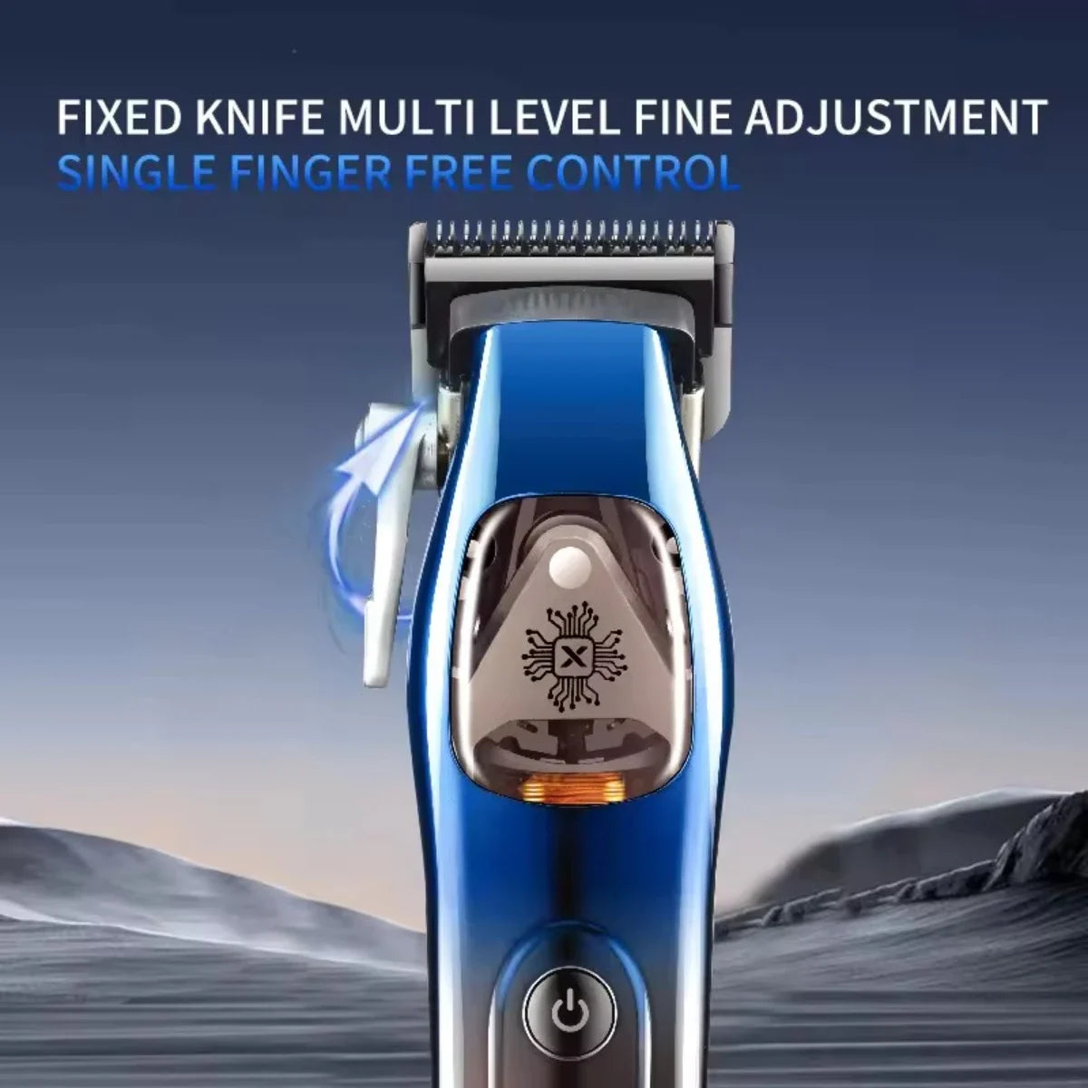 Kemei Trimmer Professional Hair Clipper Adjustable With Charging Base Haircut Machine 10000 RPM Trimer for Men KM-2361
