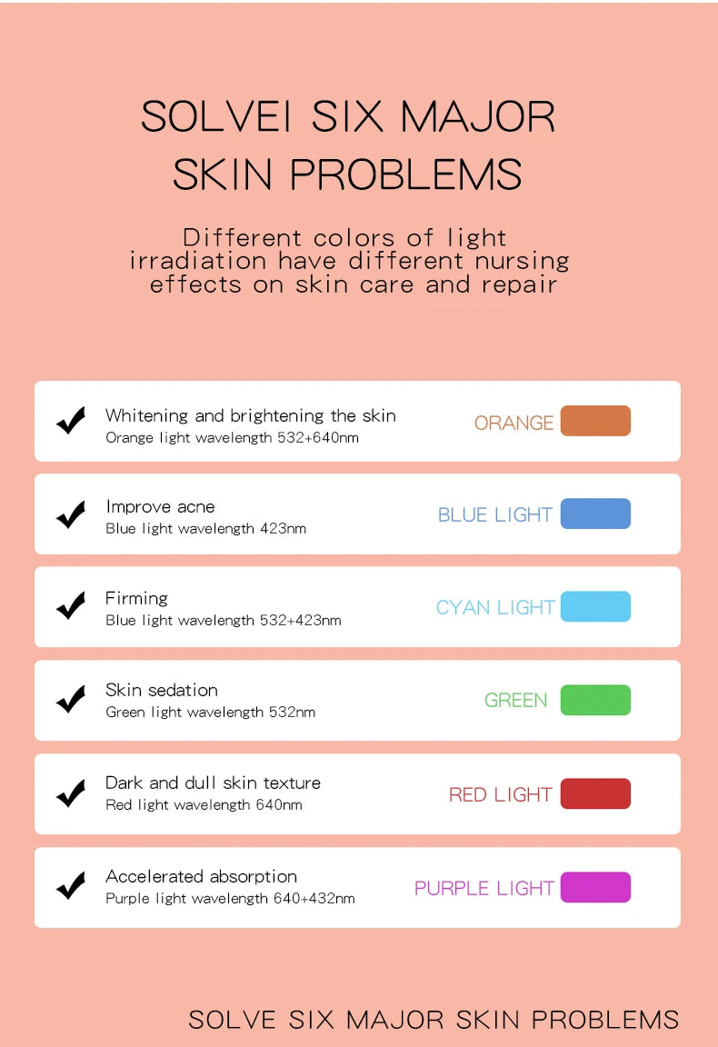 7 Colors Led Mask PDT LED Mask Light Therapy Skin Care Tools Beauty Health Facial Masks Red Light Therapy Wrinkle Remove Spa Us