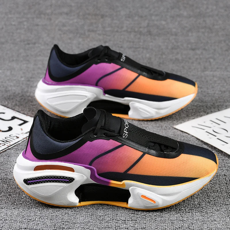 2025 New Men Sports Breathable Lightweight Comfortable Athletic Nonskid Sneakers Daily Leisure Shopping Walking Marathon Shoes